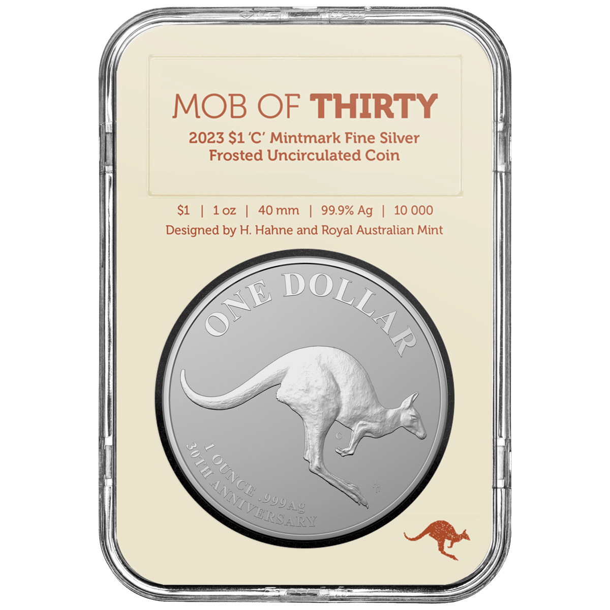 11219-2023-kangaroo-series-30th-anniversary-mob-of-thirty-c-mintmark-1oz-silver-frosted-unc-coin