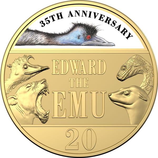 11375-2023-20c-35th-anniversary-of-edward-the-emu-gold-plated-coin-in-special-deluxe-edition-book