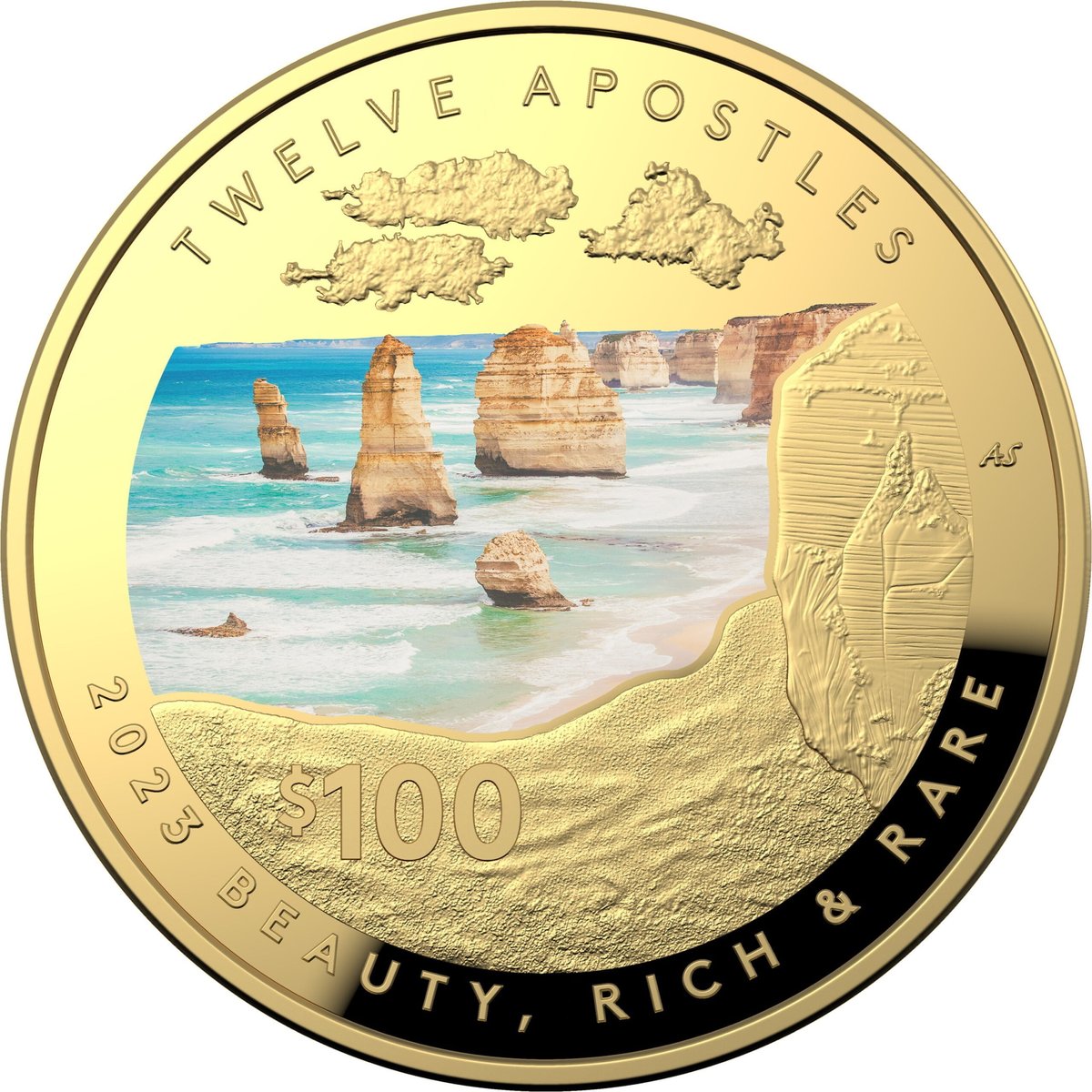 11419-2023-twelve-apostles-1oz-gold-coloured-proof-domed-coin