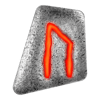 GMURUZRS1O-uruz-rune-1oz-silver-cast-bar