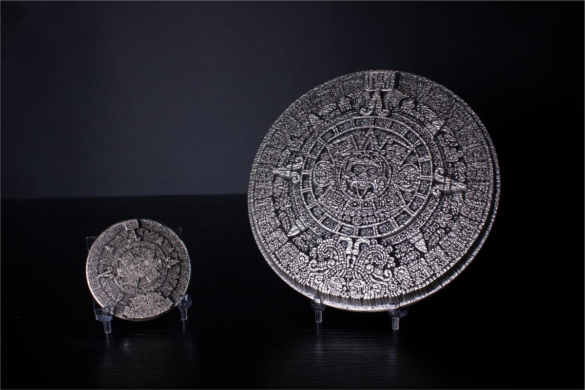 Skm1kgass-aztec-sun-stone-1kg-999-silver-stackable-1-kilo