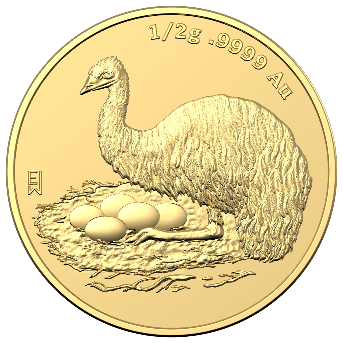 11338-2023-5-mini-money-emu-12-gram-frosted-uncirculated-gold-coin