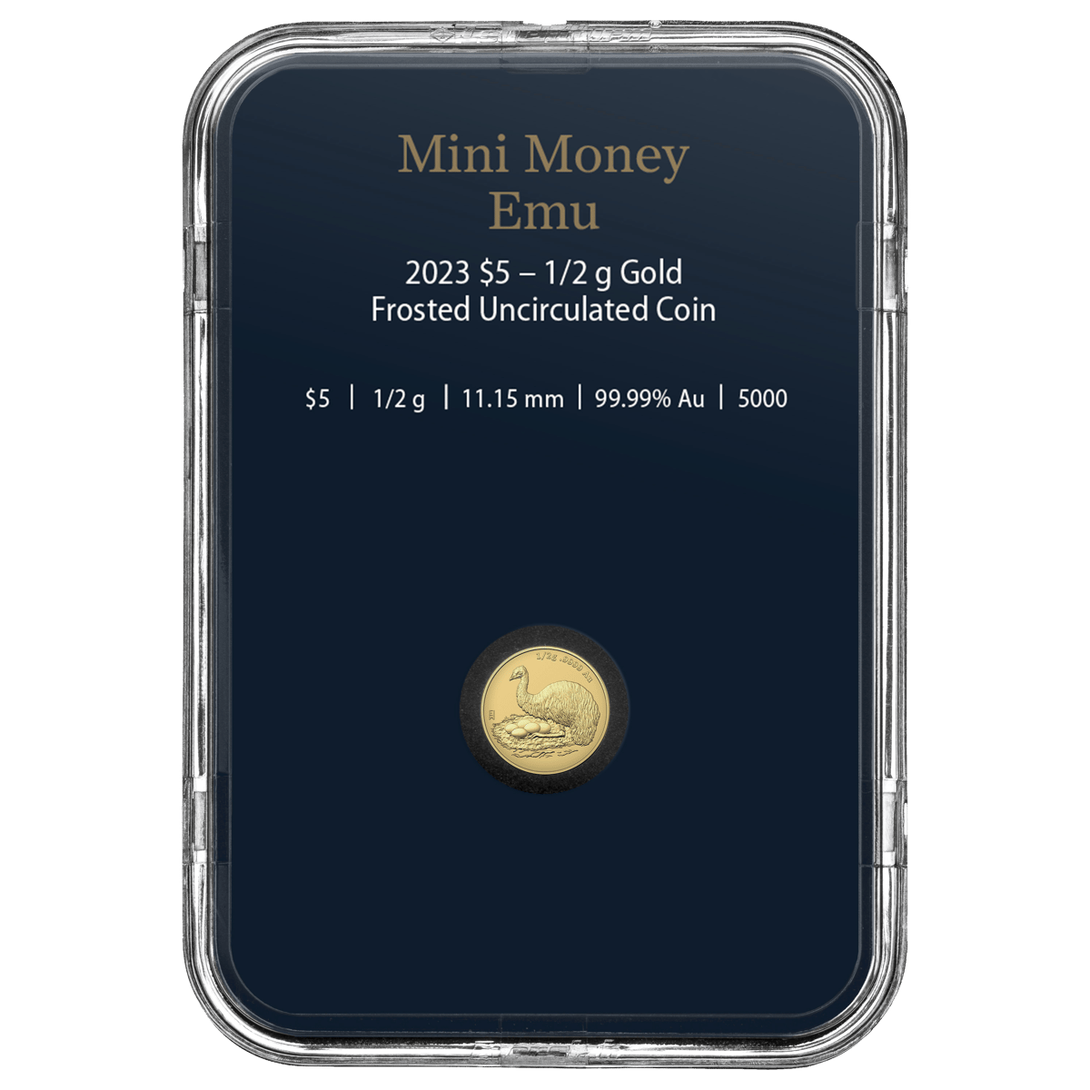 11338-2023-5-mini-money-emu-12-gram-frosted-uncirculated-gold-coin
