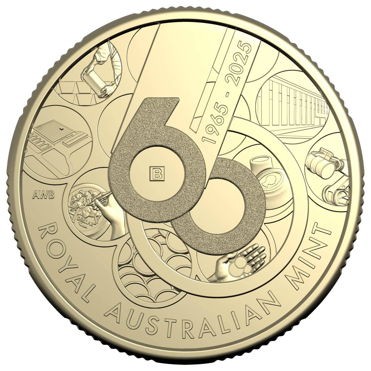 2025 60th anniversary of the royal australian mint four coin set - image 3