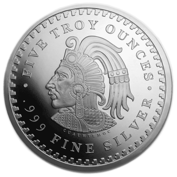 Obverse-az5gsms-aztec-calendar-5oz-silver-round