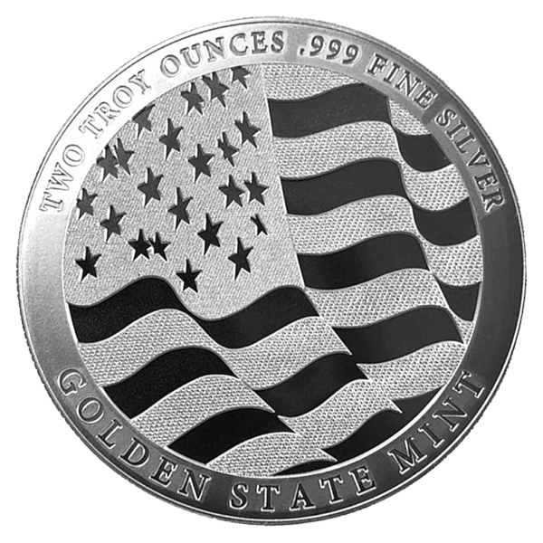 Obverse-gsm2se-golden-state-mint-silver-eagle-2oz-silver-round