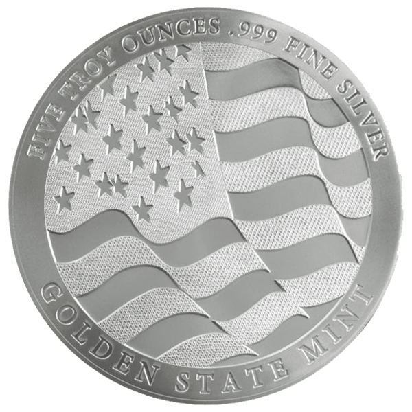 Obverse-se5ogsm-golden-state-mint-silver-eagle-5oz-silver-round