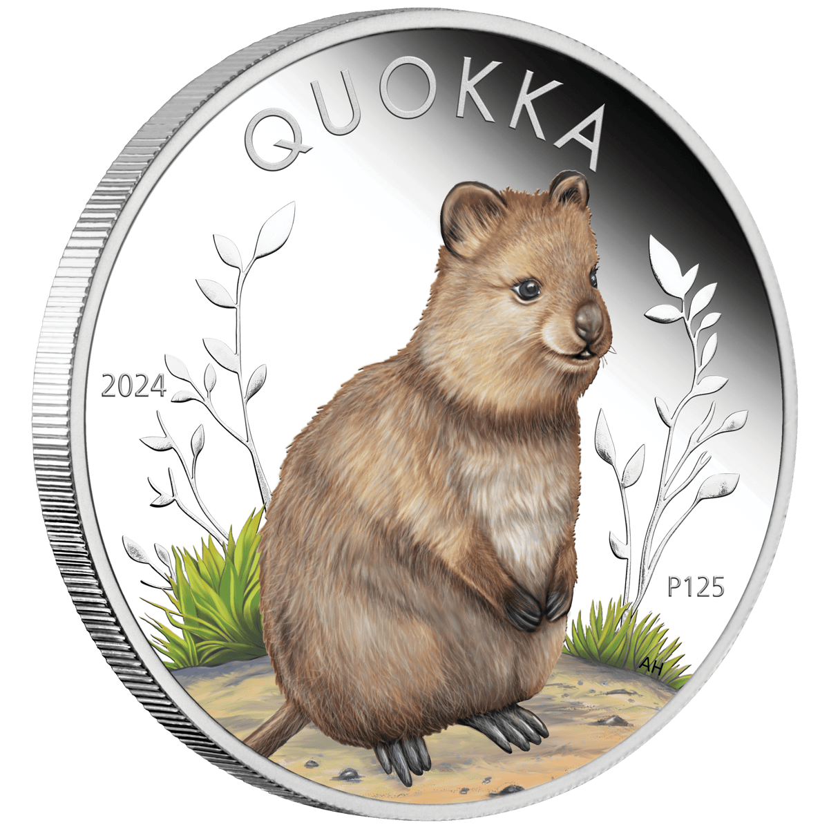 Reverse-on-edge-24t43aaa-2024-quokka-1oz-coloured-silver-proof-coin