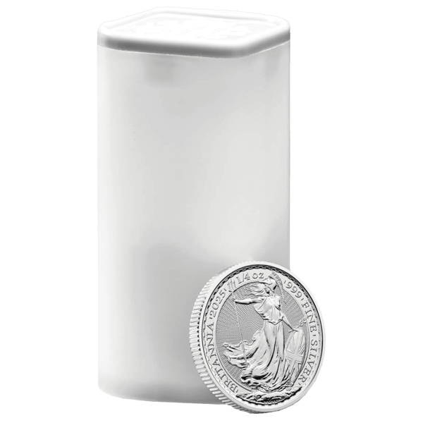 Tube-ukb25so14-2025-britannia-1-4oz-silver-coin