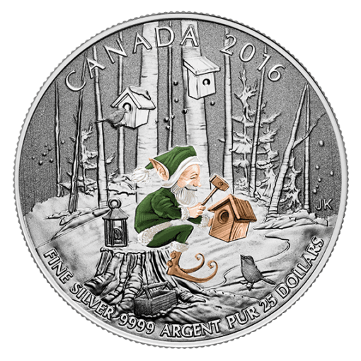 2016 fine silver coin woodland elf
