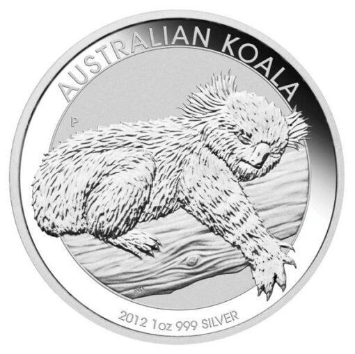 2012 australian koala 1oz 999 silver coin in capsule the perth mint