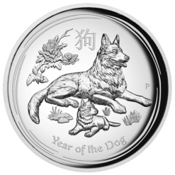 2018 1 oz - Relief Dog - Silver Coin – The Perth Mint 999 & 9999