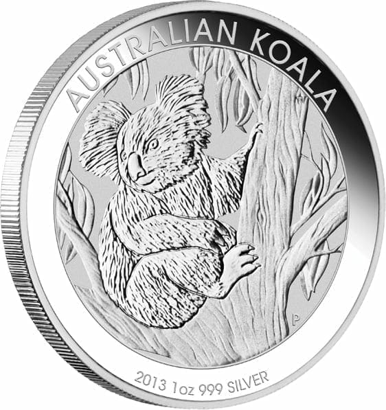 2013 Australian Koala 1oz .999 Silver Bullion Coin - The Perth Mint 4