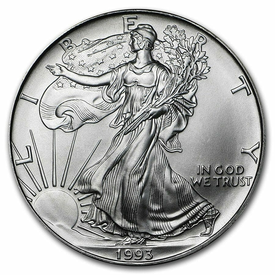 1993 American Eagle 1oz .999 Silver Bullion Coin ASE 1