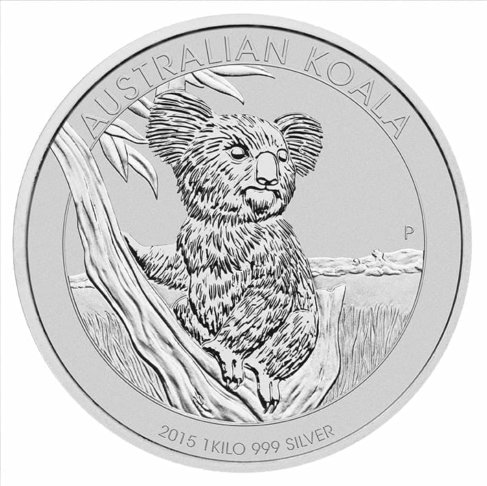2015 Australian Koala 1kg Silver Bullion Coin 1