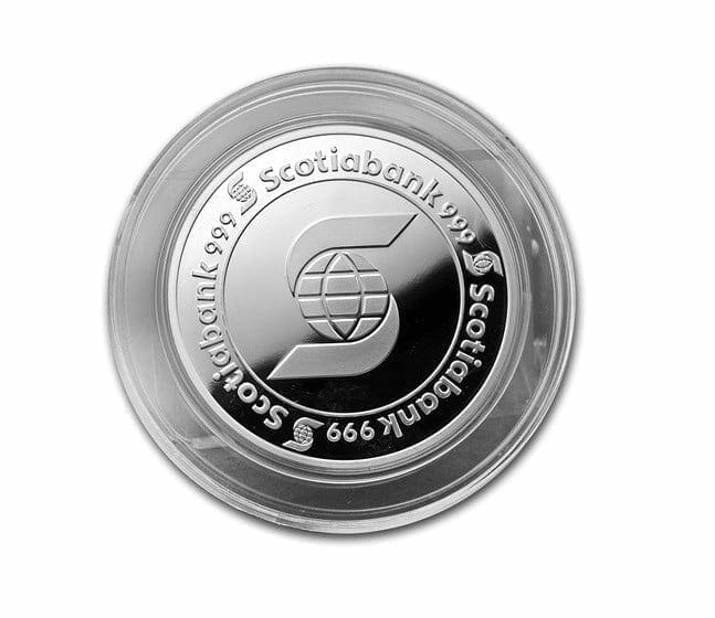 5oz .999 Silver Bullion Coin - Scotiabank 2