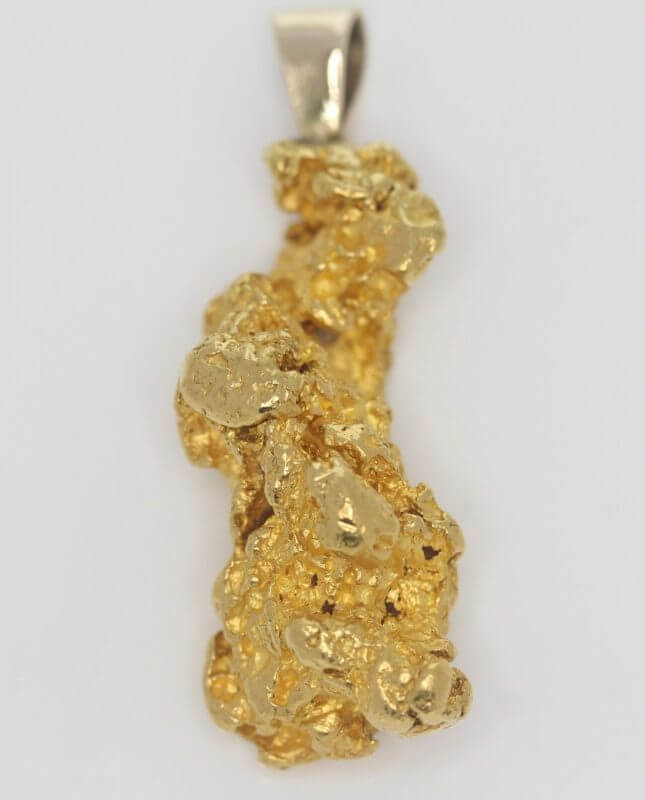 Natural Australian Gold Nugget Pendant - 24.37g 3
