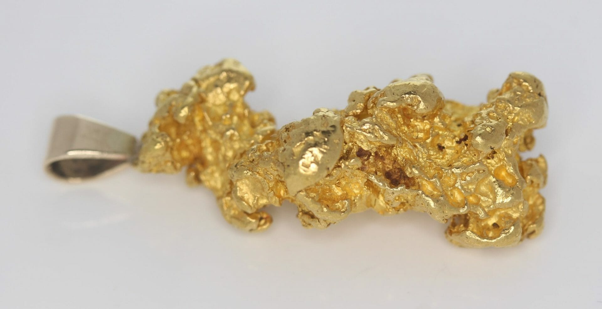 Natural Australian Gold Nugget Pendant - 24.37g 14