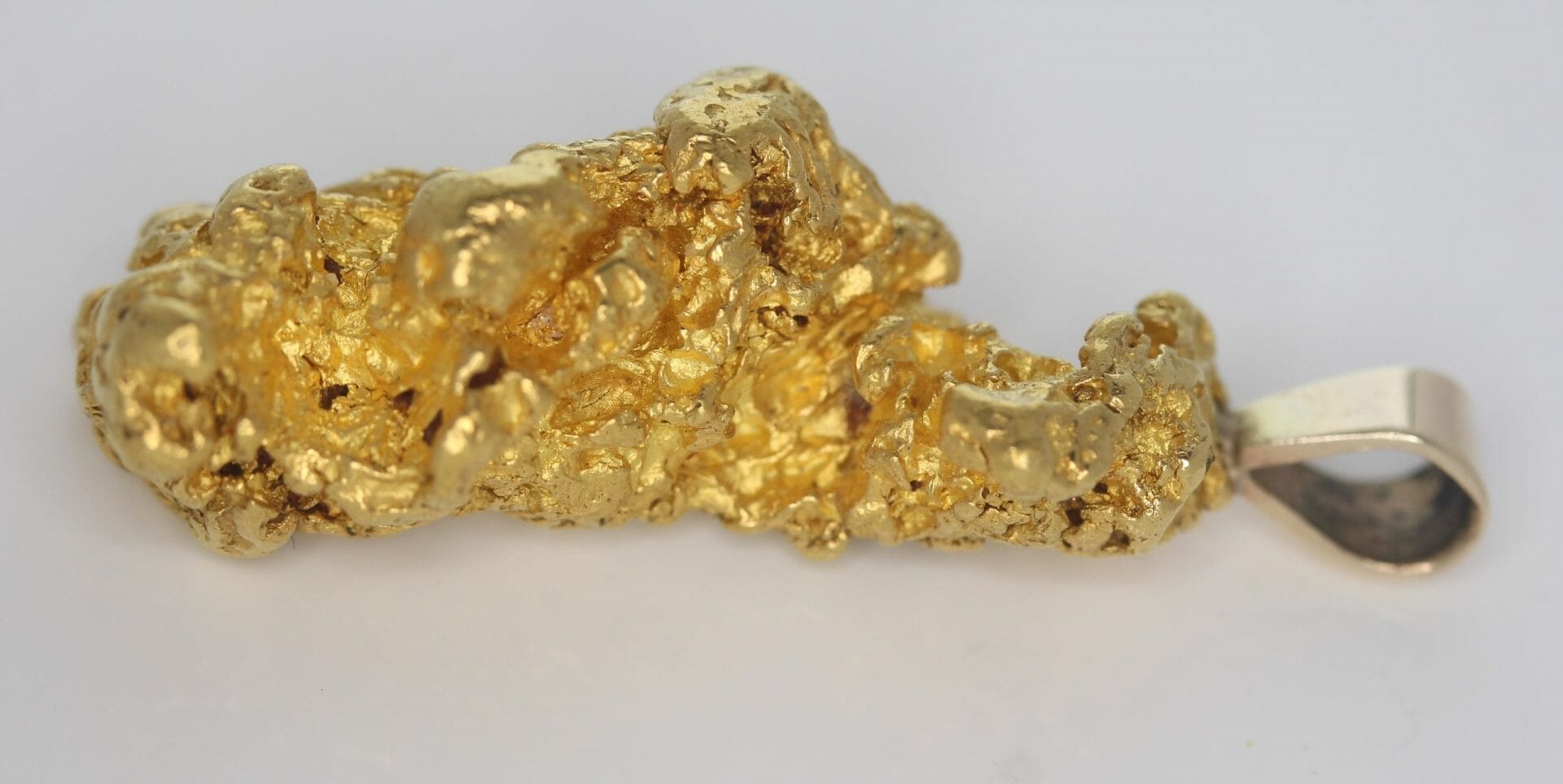 Natural Australian Gold Nugget Pendant - 24.37g 18