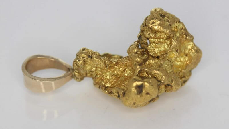 Natural Australian Gold Nugget Pendant - 13.11g 9