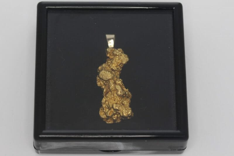 Natural Australian Gold Nugget Pendant - 24.37g 10
