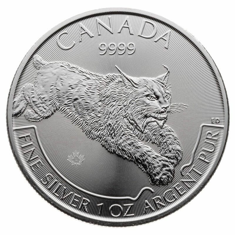 2017 Predator Series - Canadian Lynx 1oz .9999 Silver Bullion Coin - Royal Canadian Mint 1