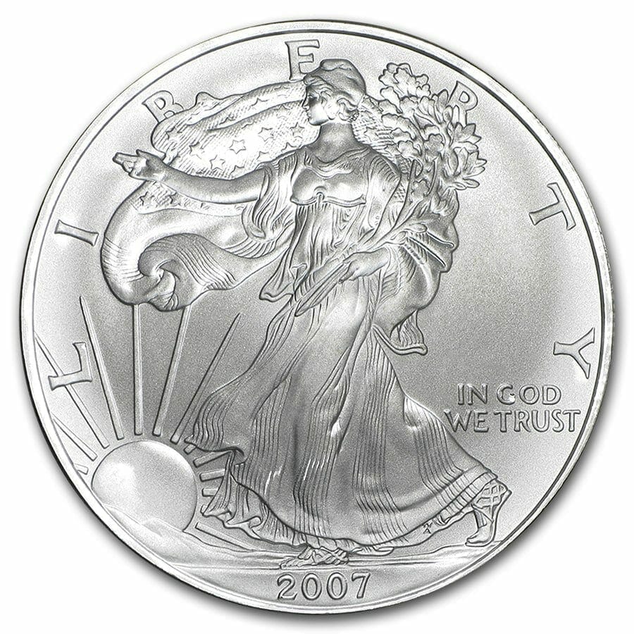2007 American Eagle 1oz .999 Silver Bullion Coin ASE 1