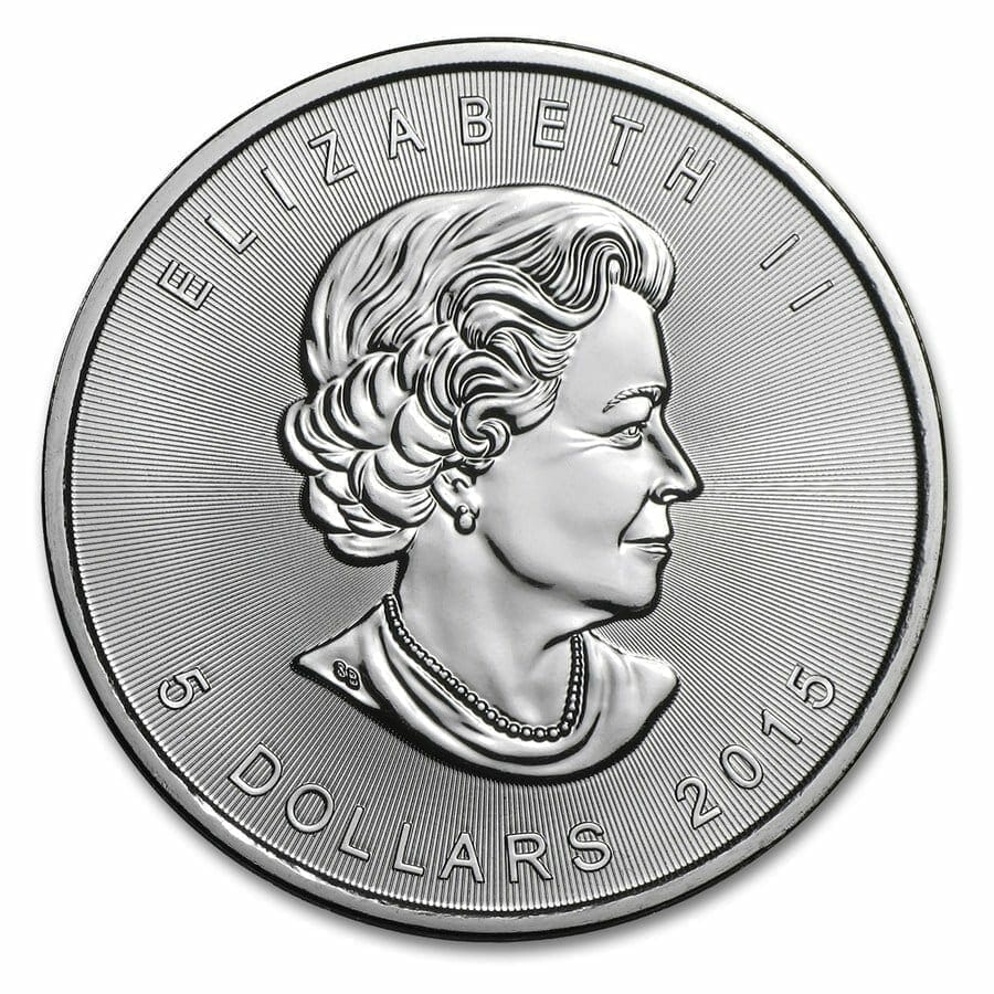2015 Maple Leaf 1oz .9999 Silver Bullion Coin – Royal Canadian Mint 4