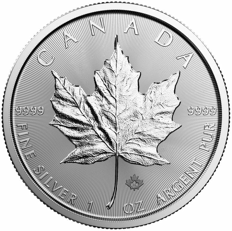 2019 Maple Leaf 1oz .9999 Silver Bullion Coin - Royal Canadian Mint 1