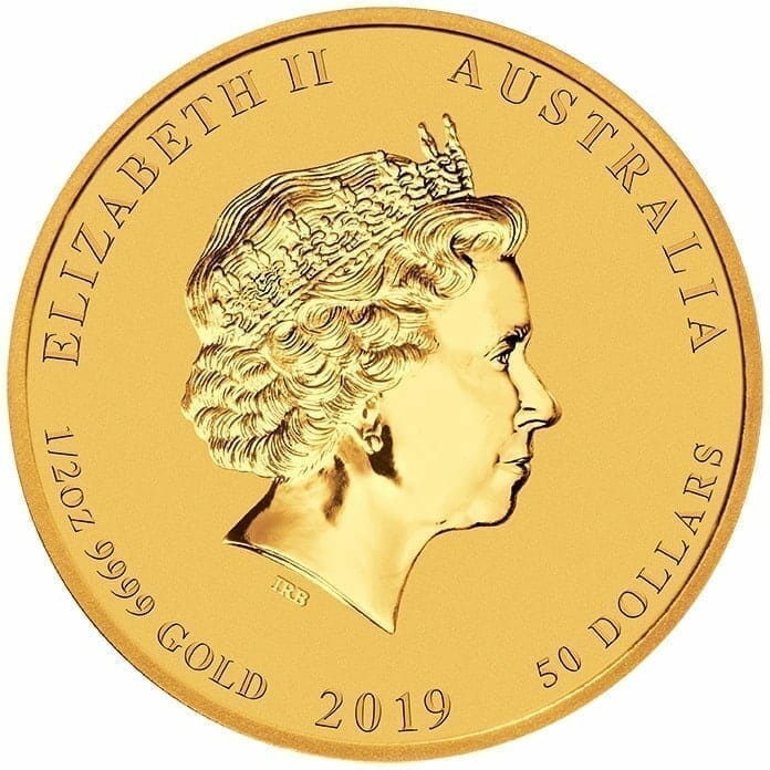 2019 Year of the Pig 1/2oz Gold Bullion Coin - Lunar Series II 5