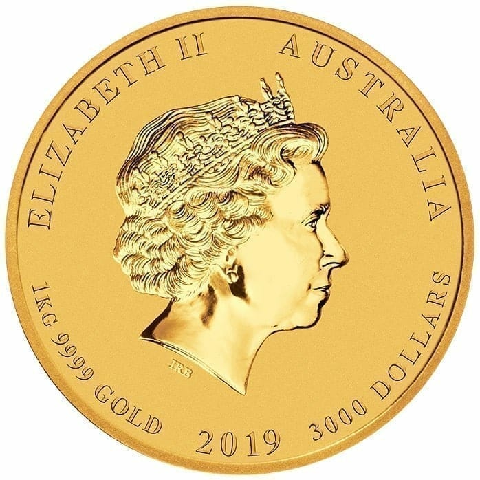 2019 Year of the Pig 1kg Gold Bullion Coin - Lunar Series II 5