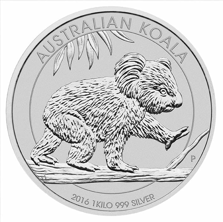 2016 Australian Koala 1kg Silver Bullion Coin 1