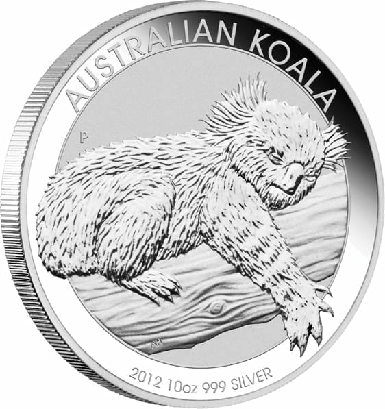 2012 Australian Koala 10oz .999 Silver Bullion Coin 3