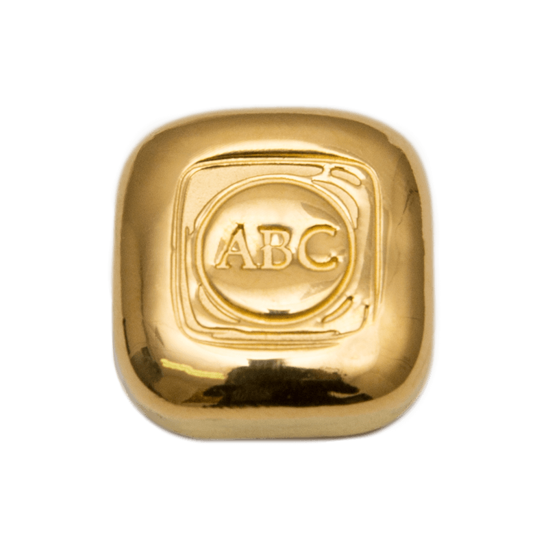 ABC 1oz .9999 Gold Cast Bullion Bar 1