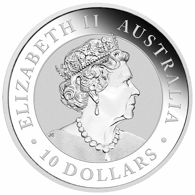 2019 Australian Kookaburra 10oz .9999 Silver Bullion Coin 3