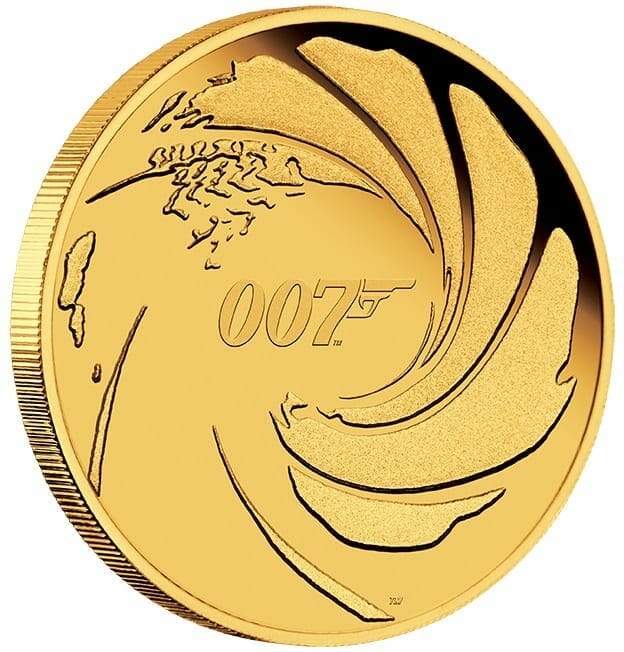 2020 007 James Bond 1/4oz .9999 Gold Proof Coin 2