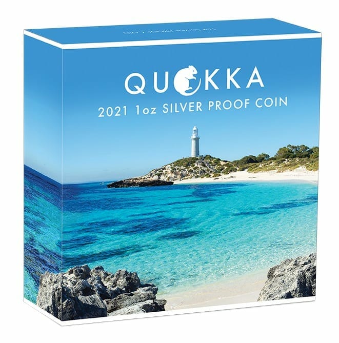 2021 Quokka 1oz .9999 Silver Proof Coloured Coin 9