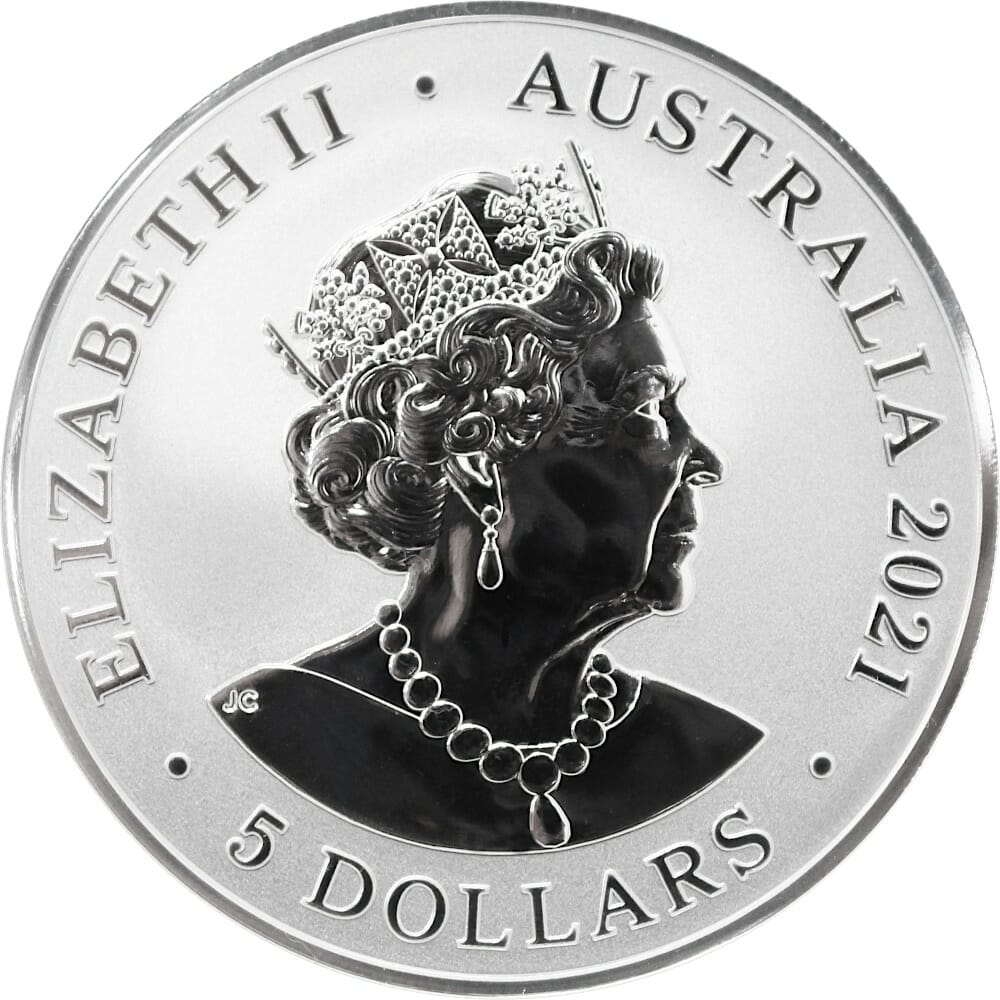 2021 Australia's Most Dangerous - Redback Spider 5oz .999 Silver Bullion Coin 3
