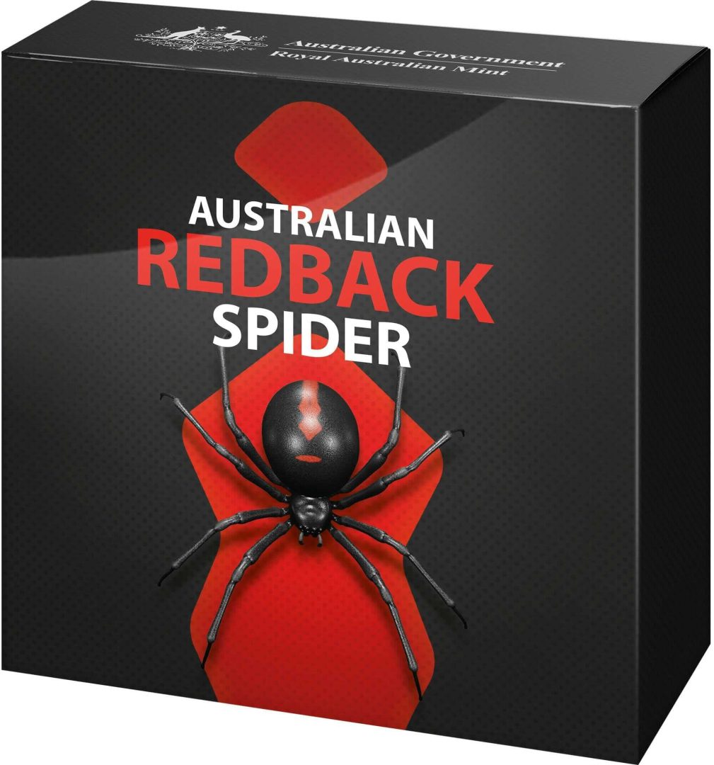 2021 Australia's Most Dangerous - Redback Spider 1oz .999 Silver Coloured Proof Coin 8