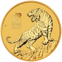 2022 Year of the Tiger 1/4oz .9999 Gold Bullion Coin – Lunar Series III