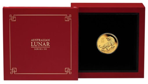 2022 year of the tiger 110oz 9999 gold proof coin lunar series iii