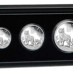 2022 Year of the Tiger .9999 Silver Proof Three Coin Set - Lunar Series III