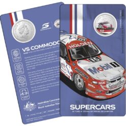 2020 50c 1998 Holden VS Commodore - 60 Years of Supercars Coloured Coin in Card