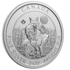 2021 Creatures of the North – Werewolf 2oz .9999 Silver Bullion Coin