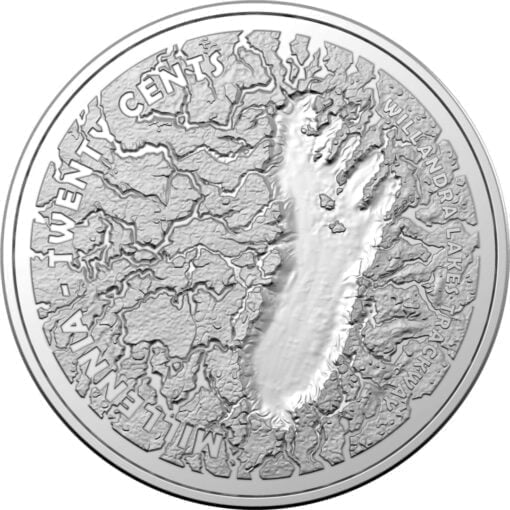 2021 20c mungo footprint uncirculated coin in card cuni