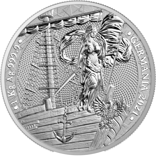2021 germania 1kg 9999 silver bullion coin 1 kilo
