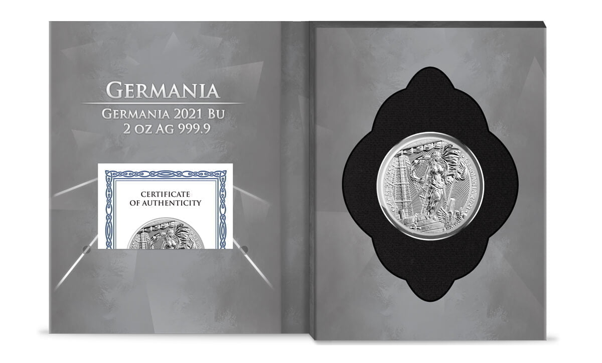 2021 Germania 2oz .9999 Silver Bullion Coin