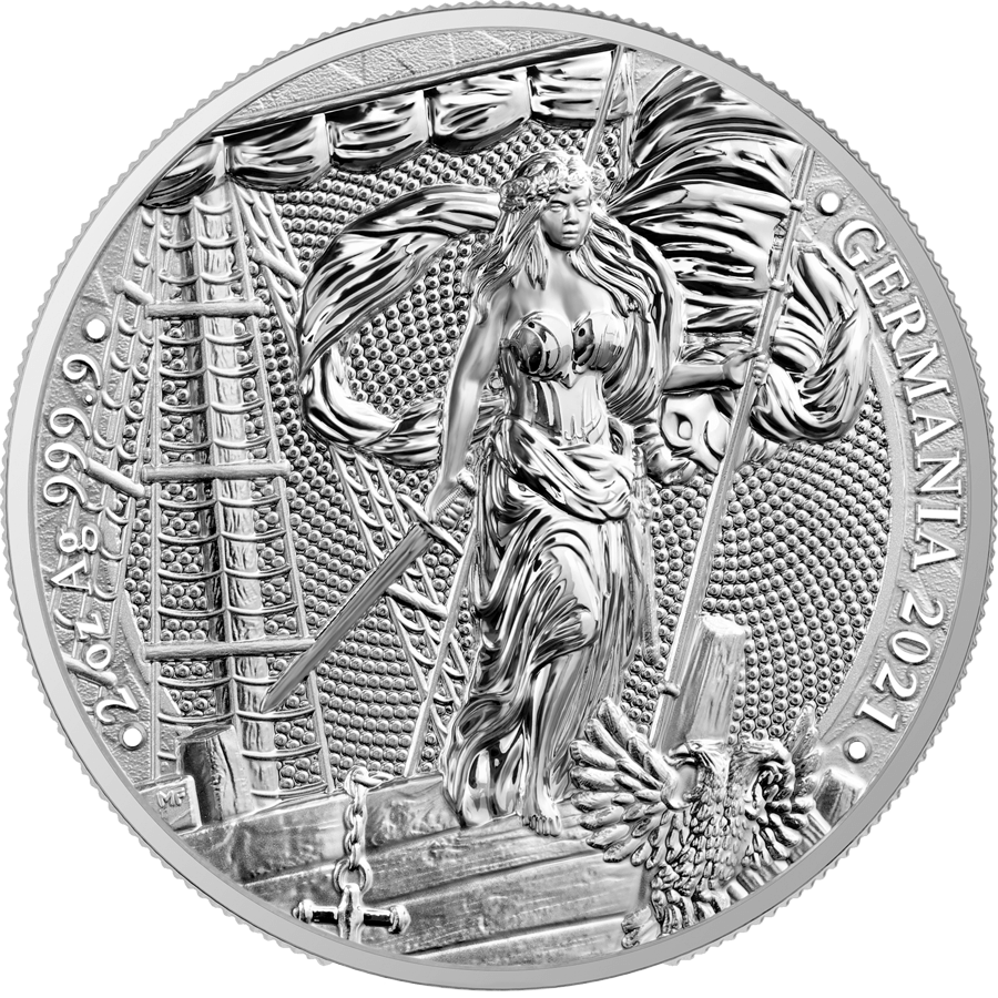 2021 Germania 2oz .9999 Silver Bullion Coin