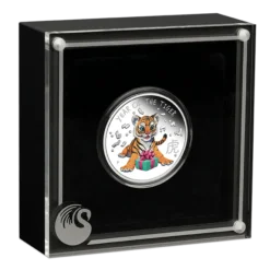 2022 Baby Tiger 1/2oz .9999 Silver Proof Coin