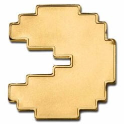 2021 PAC-MAN Shaped 1oz .9999 Gold Bullion Coin - $250 Niue